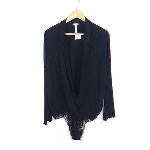 Intimately Free People Faux Wrap Front Bodysuit